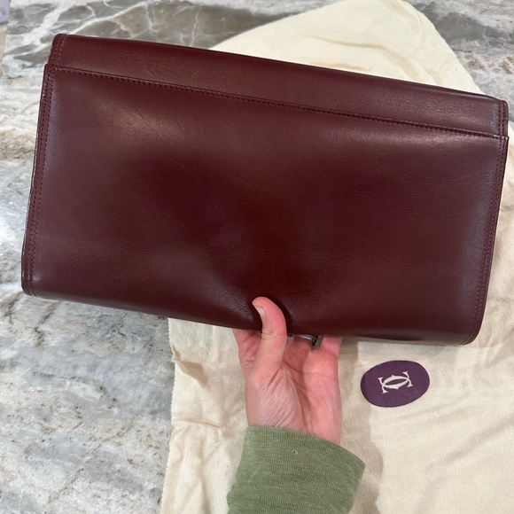 INSANE vintage Cartier bag shoulder bag with chain dust bag authenticity card - Picture 4 of 12